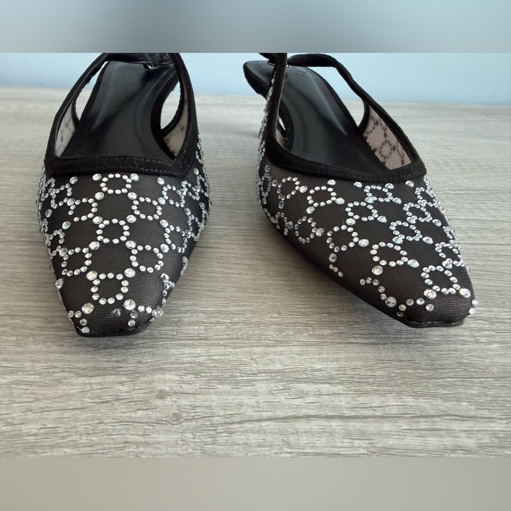 I.N.C. International Concepts Women's Black Mid Heel Slingback Pumps Size 6 - Picture 5 of 9